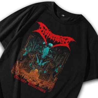 เสื้อยืดโอเวอร์ไซส์Dismember Eternity X Band เสื้อยืดลําลอง แขนสั้น คอกลม พิมพ์ลายวงร็อคพังก์ร็อค พรีเมี่ยม สไตล์วินเทจ