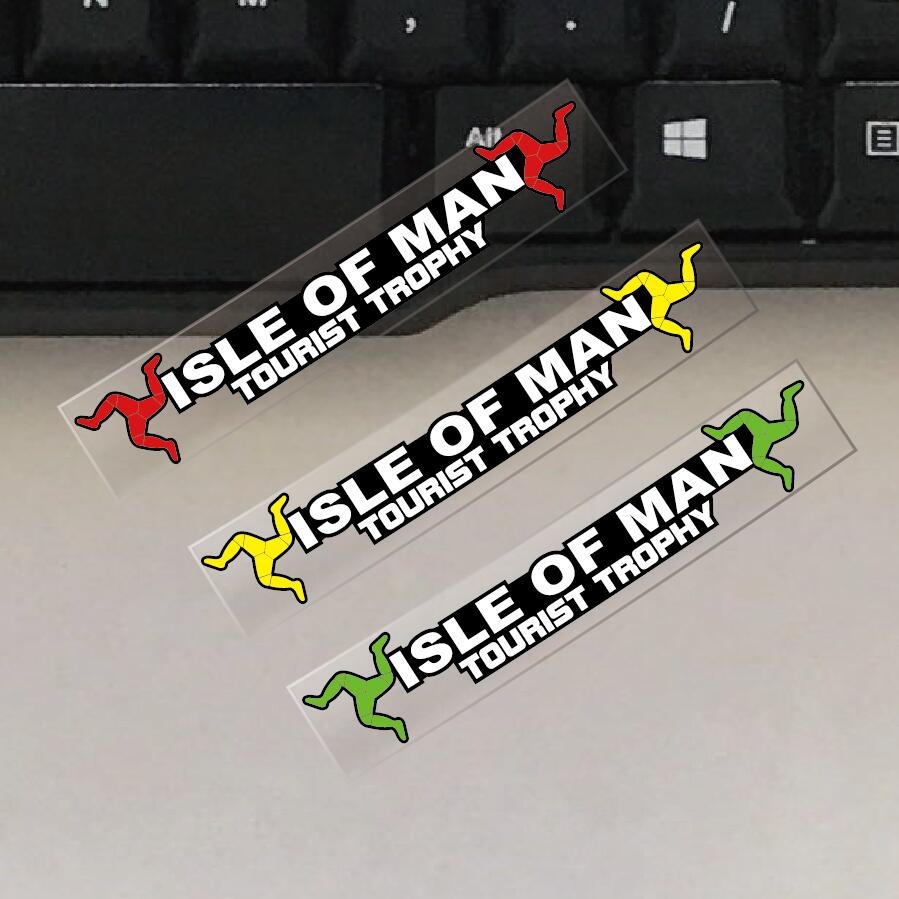 Isle of Man TT Sticker Moto TT Decals สติ๊กเกอร์ติดหมวกกันน็อคมอเตอร์ไซค์ Motor Racing Sports Stickers