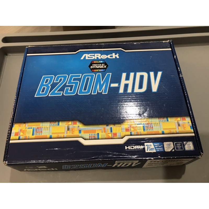 Asrock B250M-HDV Mainboard เมนบอร์ดสำหรับ Intel Gen6 Gen7 1151 มือสอง สภาพดี