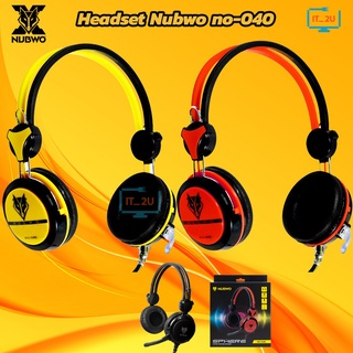 Nubwo NO-040 Stereo Headset หูฟังเกมมิ่ง พร้อมไมค์