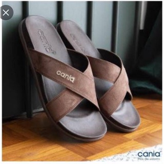 CANIA [CM12112 CM12111 รองเท้าแตะลำลองชาย Size 40-46 ] คาเนีย Premium Soft Sandals รองเท้าสุขภาพ CM11393