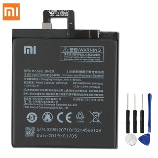 แบตเตอรี่ Xiao mi แบตเตอรี่ทดแทน BN20 สำหรับ Xiao mi mi 5C M5C แบตเตอรี่ 2860mAh