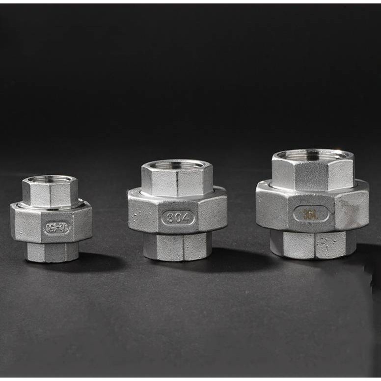 ข้อต่อยูเนี่ยน สแตนเลส 304  1/4 - 1 นิ้ว (Union Stainless)