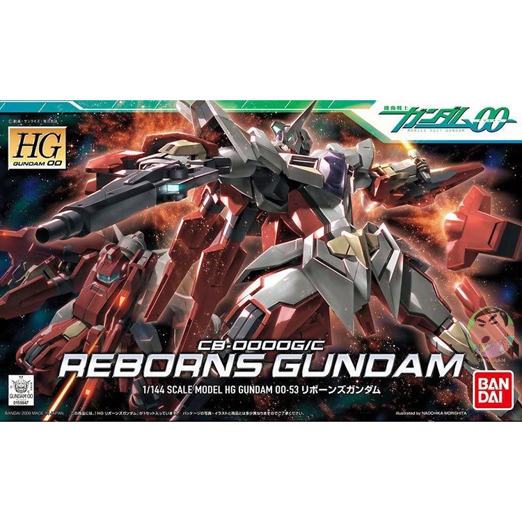 BANDAI Gundam HG00 53 1/144  Reborns Gundam Model Kit