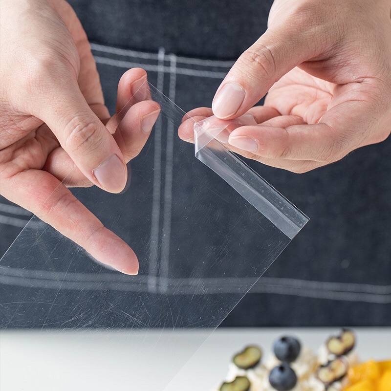 ฟิล์มพันเค้กแบบแปะ ครึ่งกิโล,100แผ่น - รูปที่ 5