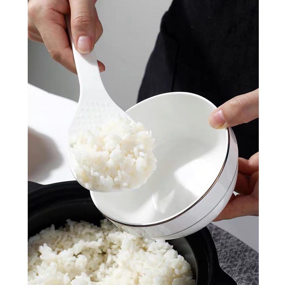 ส่งทุกวัน จ-ส😊🍚 ทัพพีตักข้าว ทัพพี คุณภาพดี ข้าวไม่ติด ทำความสะอาดง่าย ประหยัดเวลา 🍚 40084 olbighome