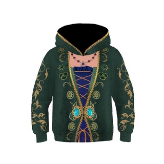 Hocus Pocus winifred sanderson เสื้อฮู้ดดี้ คอสเพลย์ แบบสวมหัว แนวสตรีท ลําลอง สําหรับเด็ก