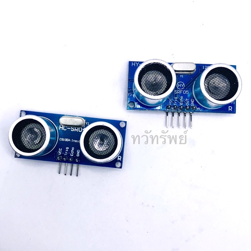 HY-SRF04-05 อัลตราโซนิกตัวส่งสัญญาณ Sendor DC5V-2mA ระยะตรวจจับ 2~450Cm มีของพร้อมจัดส่งในไทย