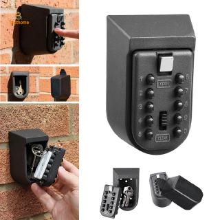 BH☆ Key Safe Box Aluminium Alloy Wall Mounted Home Safety Password Security Lock Storage Boxes with Code