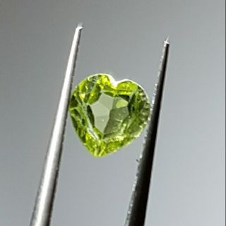 Peridot Geniune Gemstone (Heart Shape)