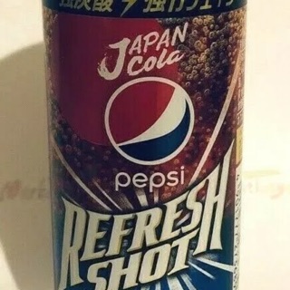 Pepsi นำเข้า Japan "Pepsi Refresh Shot" Strong Taste Cola, Japan Limited Pepsi 200ml coke