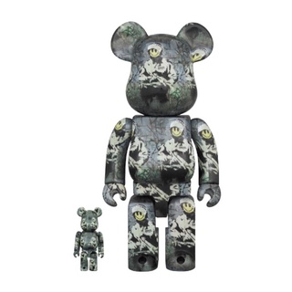 Bearbrick Banksy Riot Cop 400% + 100%