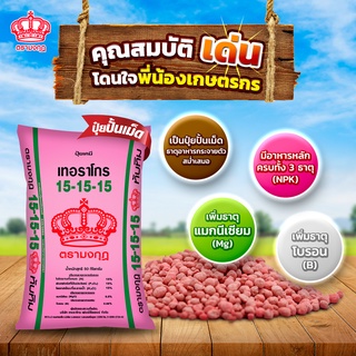 ปุ๋ย 15-15-15 เร่งต้น เร่งการเจริญเติบโต เร่งดอก เร่งผล 1 kg