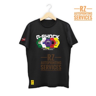 คอตต้อนคอกลมขายด่วน!! G-shock เสื้อยืด พิมพ์ลาย HDS-5XL