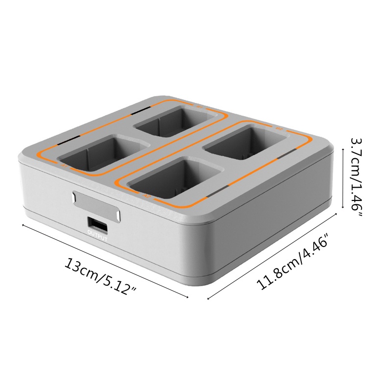 YXA 4 Slots Two-Way Charging Hub for MINI 3 PRO Charging Hub for Mini 3 PRO Charger Aircraft Kits Accessories #6