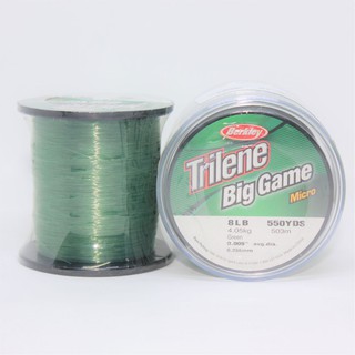 TRILENE Big Game 8LB เอ็นโหลดสีเขียวขี้ม้า