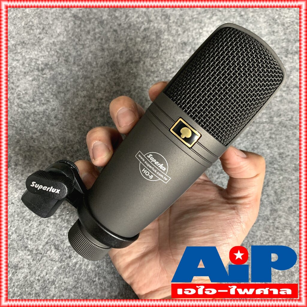 SUPERLUX HO8 ไมค์สตูดิโอ HO-8 ไมค์อัดเสียง HO 8 ไมค์สาย คอนเด็นเซอร์ ไมค์คอนเดนเซอร์ Mic Condenser ไมค์โครโฟน ราคา ถูกที่สุด ดีลบีเคเค แกลเลอรีภาพที่ 4