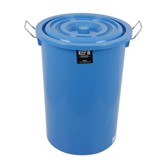 ถังน้ำมีฝาปิด 75 ลิตร คละสี สแตนดาร์ด 9033/20 ถังพลาสติก Water tank with lid, 75 liters, assorted colors, standard 9033/