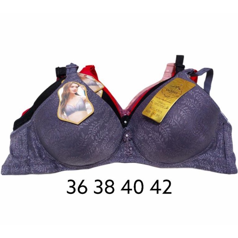 ผู้หญิง & 39;s BRA ขนาด 36-42 โฟมบางไม่มีลวด D-903 ตะขอ 3 BRA แฟชั่นลูกไม้ดอกไม้ Teli BH ผู้หญิง & 3