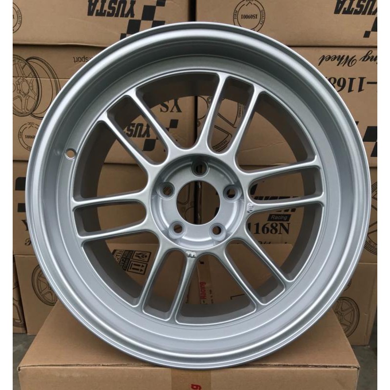 ล้อแม็กใหม่ RPF1 ขอบ 18 x 5 รู  - หน้ากว้าง  9.5 x 10.5  - แถม สติกเกอร์ : ENKEI 2 ชิ้น / 1วง