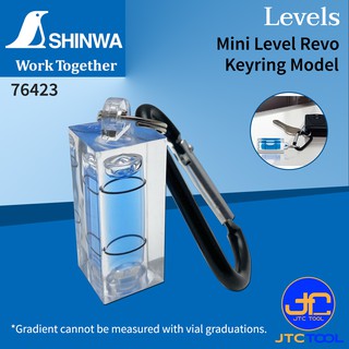 Shinwa ระดับน้ำพวงกุญแจ รุ่น 76423 - Plastic Min Level Revo No.76423