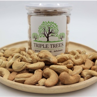 เม็ดมะม่วงหิมพานต์อบ ขนาดจัมโบ้ (บรรจุ 200 กรัม) เกรด A  CASHEW NUT WHOLE By Triple Trees