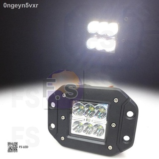 ไฟสปอร์ตไลท์รถยนต์ ไฟหน้ารถ ไฟท้าย ไฟช่วยตัดหมอก LED SPOT BEAM US 18W เเสงขาว 12V-24V