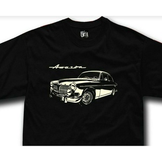 เสื้อยืด❈✇◎Mens Tshirt For Classic Volvo Amazon Fans Oldtimer 122 124 Auto Oversize 100% Cotton Sportswear