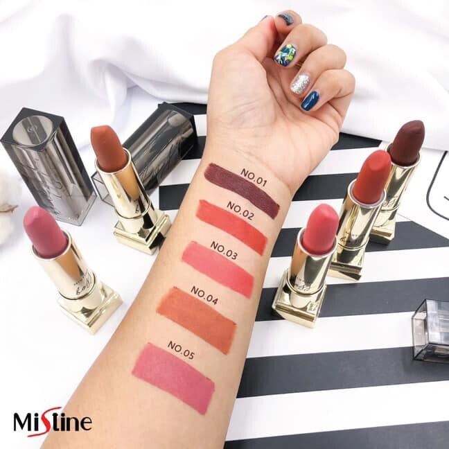 Mistine Boss Semi Matte Lipstick 4g