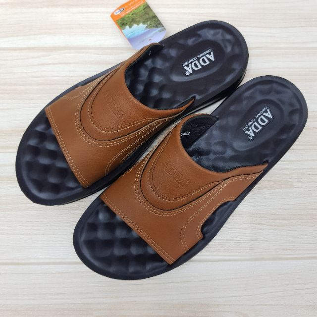 ADDA รองเท้าPUชาย รุ่น73801-M1ไซส์ 39-45