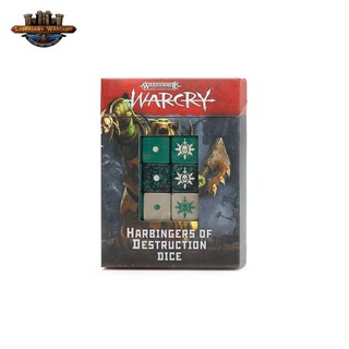 [พร้อมส่ง] Warhammer : WARCRY: HARBINGERS OF DESTRUCTION DICE ลูกเต๋า