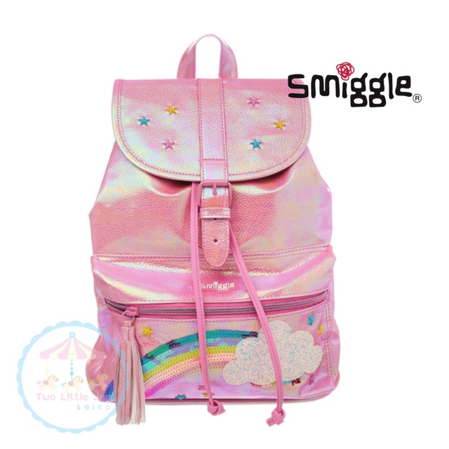แท้💯% พร้อมส่ง! กระเป๋าเป้รุ่นใหม่ Smiggle Go Girl Fringe Backpack