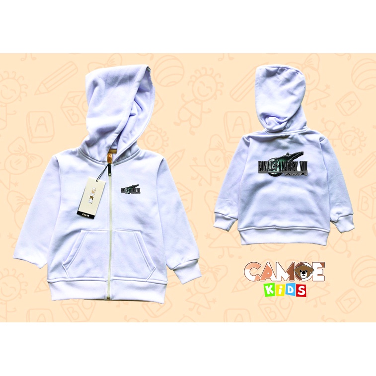 Final Fantasy VII 7 Remake Kids Zipper Hoodie