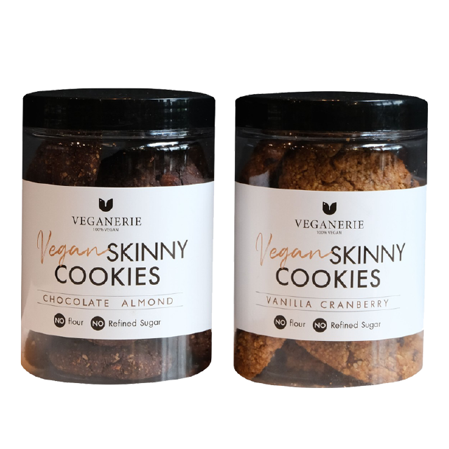 Vegan Skinny Cookie คุ้กกี้คลีน ไร้แป้ง ตรา Veganerie