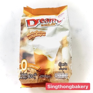 ผงครีมชีส ดรีมมี่ Dreamy ผงชาชีส : 400 กรัม Dreamy Cream Cheese Powder ครีมชีส