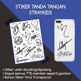 Straykids TTD KPOP STRAYKIDS สติกเกอร์ลายเซ็น