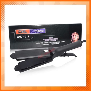 ส่งด่วน!! เครื่องหนีบผม รุ่น CKL-1011 ที่หนีบผม หนีบตรง ไม่กินผม ปรับได้ 4 ระดับ ลื่น น้ำหนักเบามือ CKL1011