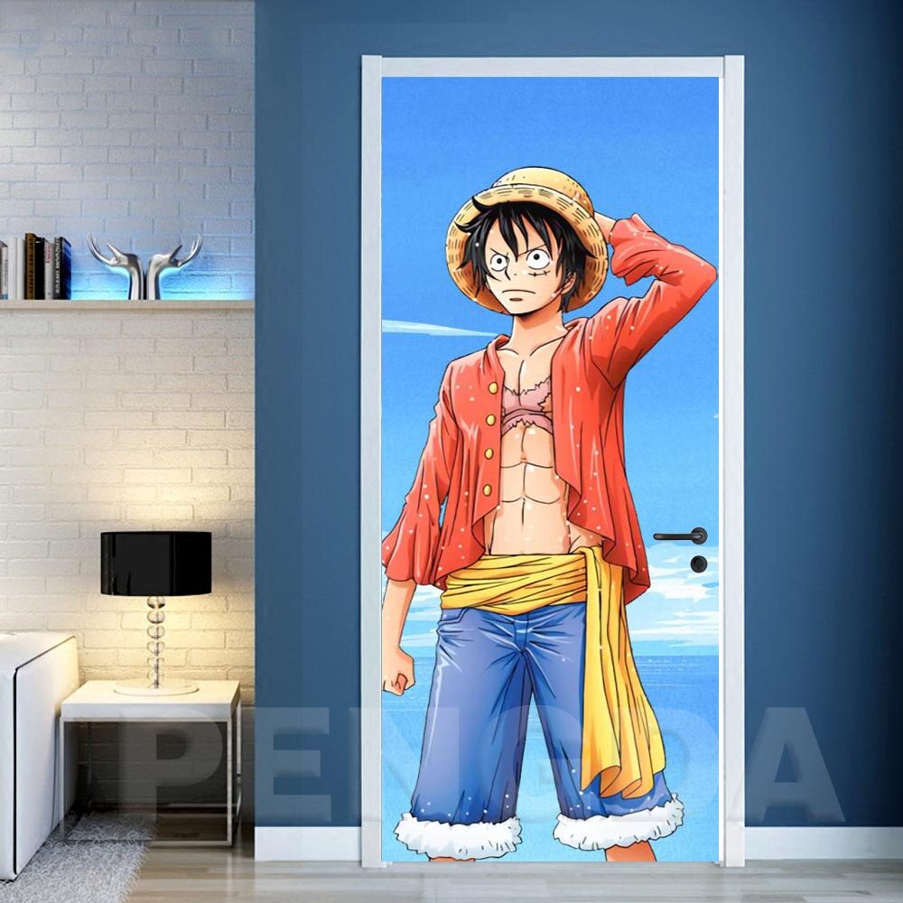 Diy Art Decal Sticker Home Door Decoration One Piece 3d Self Adhesive Renovation Pvc Wallpaper Print Pictures For Living ส วนลดอ กต อไป 1 567