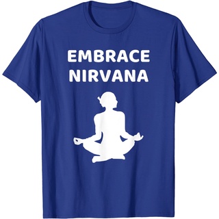 [S-5XL] เสื้อยืดแขนสั้นผ้าฝ้าย 100% พิมพ์ลาย Nirvana สําหรับผู้ชาย