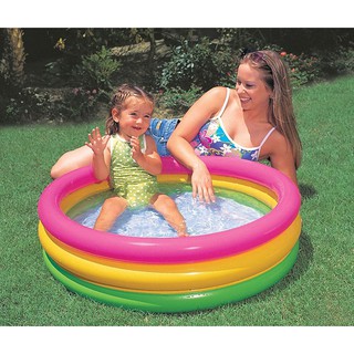 สระน้ำกลม 3ชั้น 86x25 cm. Three Ring Pool INTEX