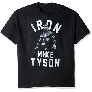 Tee เสื้อยืด Mashoo Unisex MIKE TYSON พิมพ์ผ้าด้านบนสําหรับผู้ชายผู้หญิงหลวมคู่รอบคอด้านบนที !V5