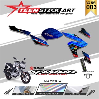 Striping VIXION NVL - สายไวนิลโครเมี่ยม UV สําหรับ YAMAHA VIXION NVL Mandalican 003