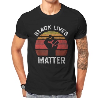 เสื้อยืดผ้าฝ้ายพิมพ์ลายขายดี เสื้อยืดแขนสั้น พิมพ์ลาย Black Lives Matter Blm สไตล์ฮาราจูกุ เรโทร สําหรับเด็กผู้ชาย