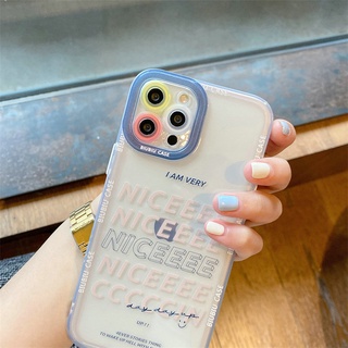 เคสโทรศัพท์มือถือนิ่ม ป้องกันเลนส์ ลายภาษาอังกฤษ Nice สร้างสรรค์ สําหรับ Xiaomi Redmi Note 11 11S 4G 10C 9T 9A 9C 10 9S 9 8 7 6 7A 6A S2 Poco X3 NFC GT F3 F2 M3 M4 Pro 5G 4G