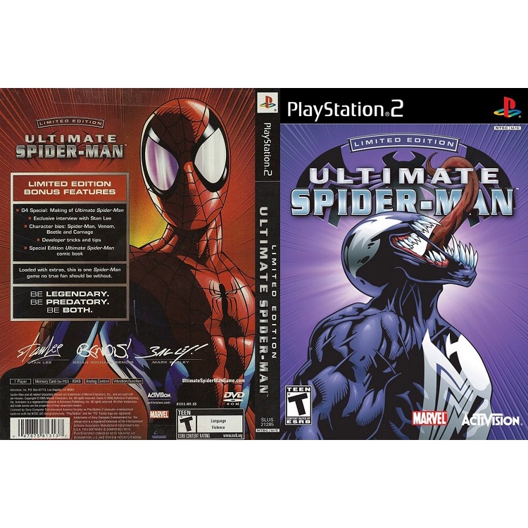 แผ่นเกมส์ PS2 Ultimate Spider-Man - Limited Edition   คุณภาพ ส่งไว (DVD)