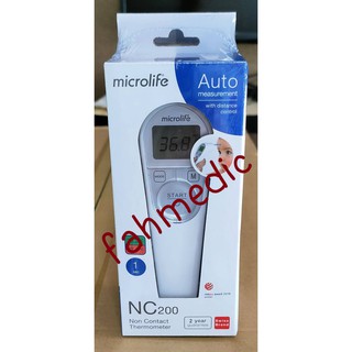 Microlife เครื่องวัดอุณหภูมิทางหน้าผาก ระบบอินฟาเรด รุ่น NC200 รับประกันศูนย์ 2 ปี(รุ่นใหม่มาแทน FR1DL1)