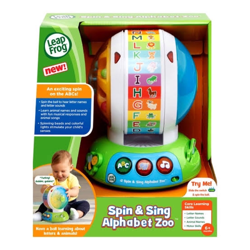 (พร้อมส่ง) Leapfrog Spin and Sing Alphabet Zoo