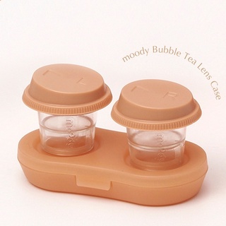 Moody Bubble Tea lens care pocket