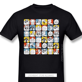 T-shirt  Lyzh เสื้อยืดแขนสั้น พิมพ์ลายตัวละครอนิเมะ Cuphead Run And Gun Fights Game สีแดง แฟชั่นสําหรับผู้ชายS-5XL