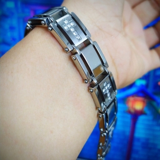 สร้อยข้อมือ กำไล เลสข้อมือ Stainless steel Bracelet